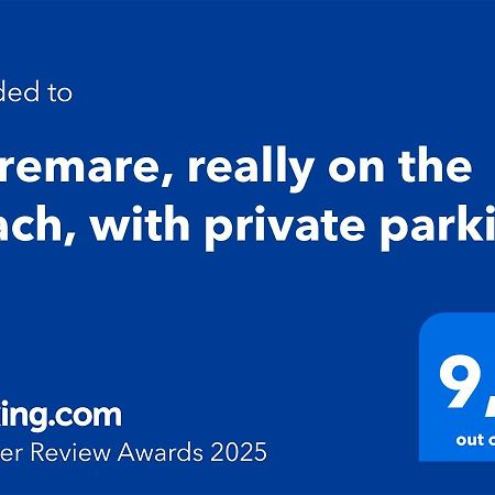 סאבונה Maremare, Really On The Beach, With Private Parking מראה חיצוני תמונה